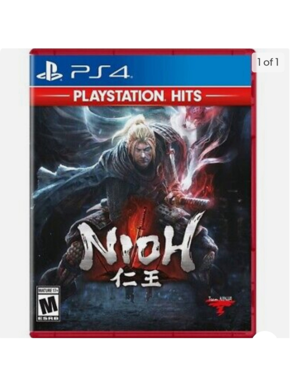 Brand New Sealed Nioh (PlayStation Hits, PS4 / PS5) - Factory Sealed